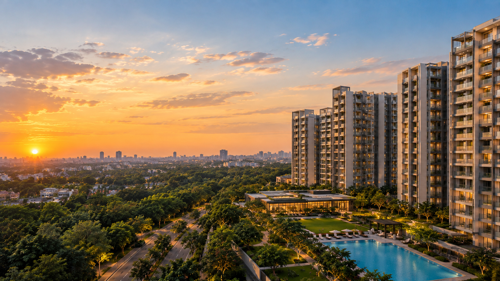 Real estate skyline